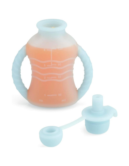 Bolsas de Silicona Reutilizables PandaEar 4oz para Bebé Bolsas de Silicona Reutilizables PandaEar 4oz para Bebé