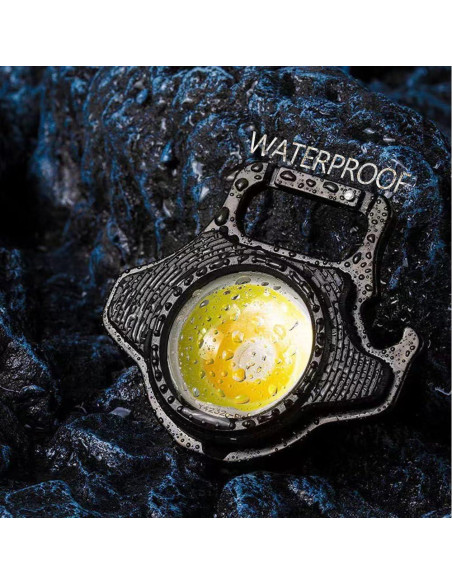 Linterna de Llavero YERGOFE KL Recargable 5 Modos Negro Linterna de Llavero YERGOFE KL Recargable 5 Modos Negro