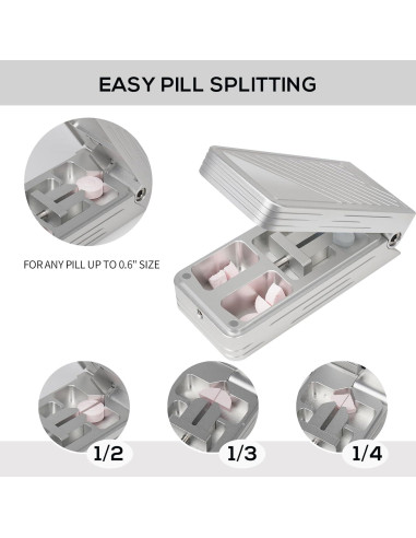 Cortador de Pastillas Profesional Minlen Plata - Aluminio y Acero Inoxidable