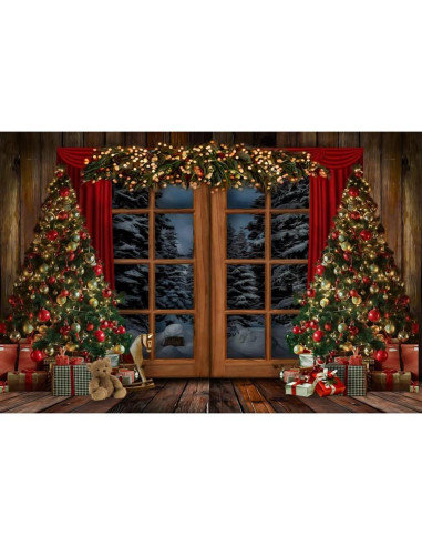 Fondo de Fotografía Navidad Kate 300x200cm Microfibra