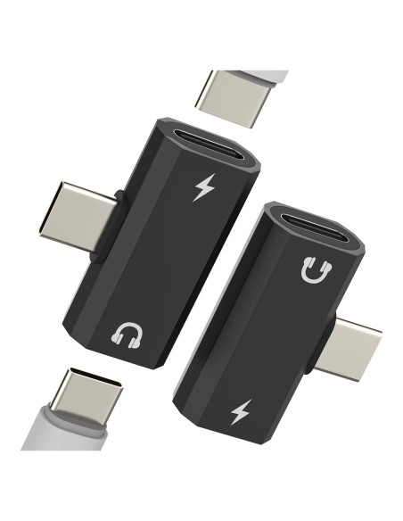 Adaptador USB C 2 en 1 Zoyuzan para iPhone 16/15 Pro Max Adaptador USB C 2 en 1 Zoyuzan para iPhone 16/15 Pro Max