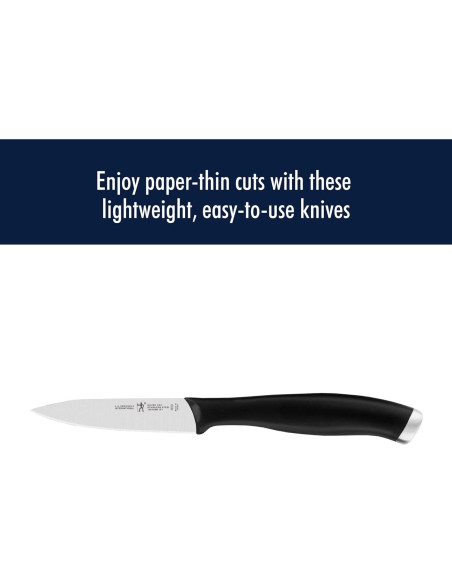 Cuchillo de Pelar HENCKELS Silvercap 3" Acero Inoxidable Negro Cuchillo de Pelar HENCKELS Silvercap 3" Acero Inoxidable Negro