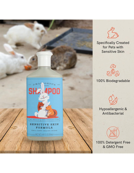 Champú Líquido Natural JR Liggett para Animales Pequeños 250ml Champú Líquido Natural JR Liggett para Animales Pequeños 250ml
