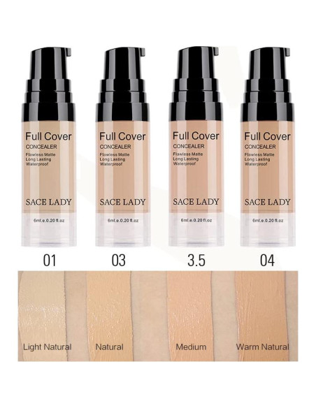 Corrector Líquido Impermeable SACE LADY 1.5ml - Cobertura Total Corrector Líquido Impermeable SACE LADY 1.5ml - Cobertura Total