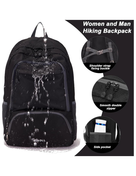 Mochila Plegable YZAOLL 30L Resistente al Agua Unisex Mochila Plegable YZAOLL 30L Resistente al Agua Unisex