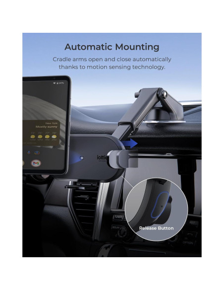 Cargador Inalámbrico para Auto iOttie Auto Sense 2 Fold Qi Cargador Inalámbrico para Auto iOttie Auto Sense 2 Fold Qi