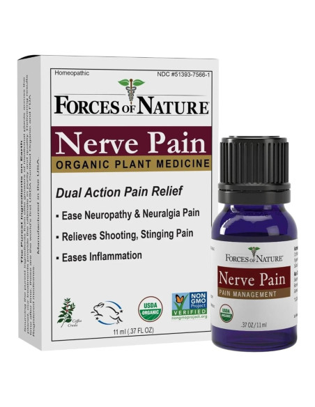 Manejo del Dolor Nervioso Forces of Nature 10.95 ml Orgánico Manejo del Dolor Nervioso Forces of Nature 10.95 ml Orgánico