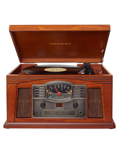 Tocadiscos Crosley CR42D-PA 3 Velocidades Bluetooth Radio CD