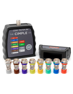 Probador de Cable Coaxial EL CIMPLE CO 8 Puertos con LED
