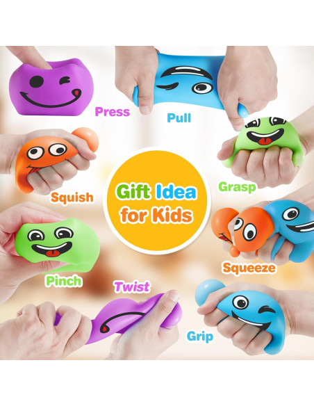 Cubo de Estrés Viroucal 30 Pack - Juguetes Aplastables Suaves Cubo de Estrés Viroucal 30 Pack - Juguetes Aplastables Suaves