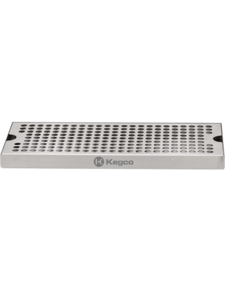 Bandeja de Goteo Kegco KC DP-125 Acero Inoxidable 30.48x12.7cm Bandeja de Goteo Kegco KC DP-125 Acero Inoxidable 30.48x12.7cm