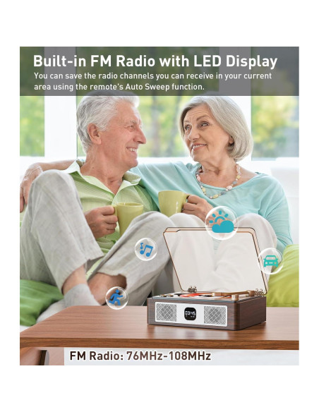 Reproductor de CD Bluetooth CARONSORT MSR-E300 con USB y FM Reproductor de CD Bluetooth CARONSORT MSR-E300 con USB y FM