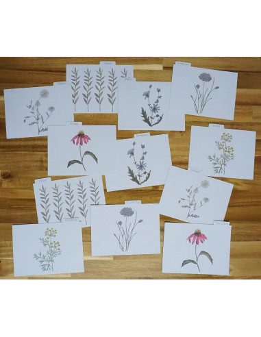 Caja de Recetas de Lata SENSORY4U con 100 Tarjetas y Divisores