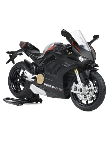 Motocicleta a Escala 1:12 Ducati V4S Risopen con Sonido y Luz