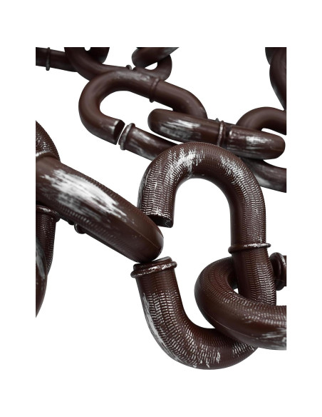Cadena de Plástico Oxidada Jumbo Nicky Bigs 1.83m Decoración Cadena de Plástico Oxidada Jumbo Nicky Bigs 1.83m Decoración