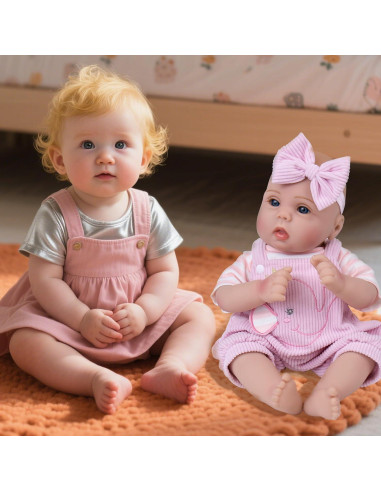 Muñeca Bebé Reborn Milidool 45.72 cm Realista con Ropa