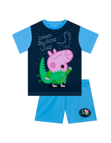 Pijamas de Peppa Pig para Niños - Manga Corta y Cortos Pijamas de Peppa Pig para Niños - Manga Corta y Cortos