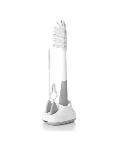 Juego de cepillos OXO Tot para limpiar botellas y popotes