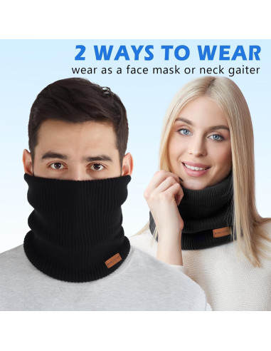 Gaiter para el Cuello HONGTEYA Calentador Invierno Unisex