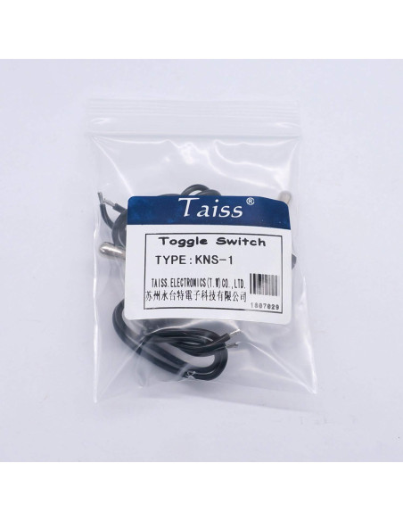 Interruptor de Palanca SPST Taiss 2 Piezas 6A 125V ON/OFF Interruptor de Palanca SPST Taiss 2 Piezas 6A 125V ON/OFF