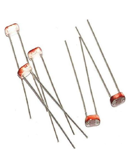 200 Piezas LDR 5MM Fotoresistor Chironal Resistencia Luz 200 Piezas LDR 5MM Fotoresistor Chironal Resistencia Luz