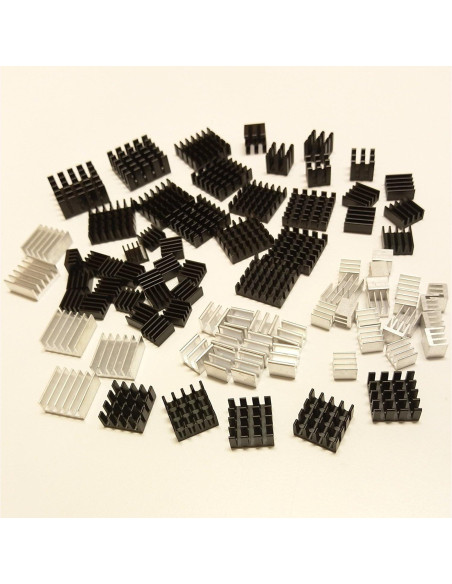 Kit de 100 Disipadores de Calor Easycargo - Aluminio 7-22mm Kit de 100 Disipadores de Calor Easycargo - Aluminio 7-22mm