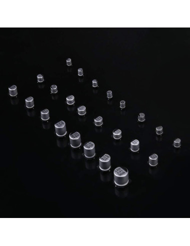 Kit de 400 Capacitores Electrolíticos Aluminio 1uF a 1000uF