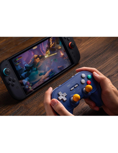 Controlador Bluetooth 8Bitdo Pro 3 para Switch y PC - Púrpura