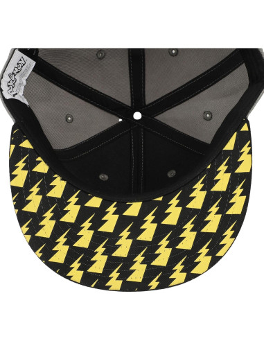 Gorra Snapback Bioworld Pokemon Pikachu Ajustable 58cm