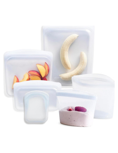 Bolsas de Almacenamiento de Alimentos Stasher 6 Piezas Silicona