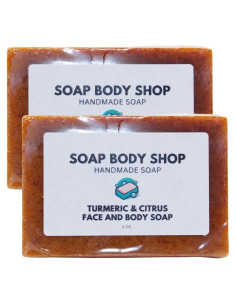 Jabón Aclarador de Cúrcuma y Cítricos Sin Ácido Kojico 113g