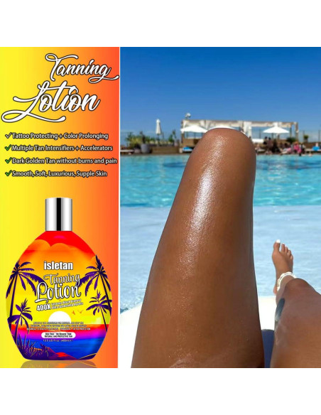 Loción bronceadora Isletan 382g para camas de bronceado Loción bronceadora Isletan 382g para camas de bronceado