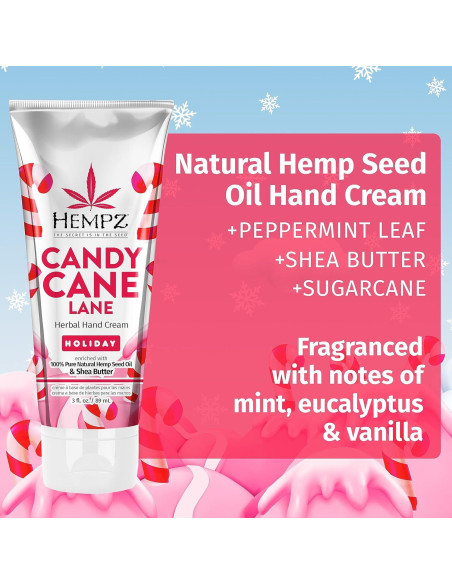 Crema de Manos Hidratante Hempz Candy Cane Lane 85 g Crema de Manos Hidratante Hempz Candy Cane Lane 85 g