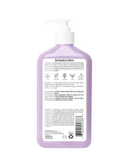 Loción Corporal Hidratante Hempz Star Dust 482 g Brillo Iridiscente Loción Corporal Hidratante Hempz Star Dust 482 g Brillo Iridiscente