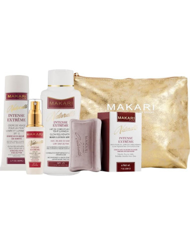 Set de Regalo de Cuidado de la Piel MAKARI 4 Piezas SPF15