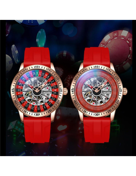 Reloj Mecánico Esqueleto Carlien para Hombres 42mm Acero Inoxidable Reloj Mecánico Esqueleto Carlien para Hombres 42mm Acero Inoxidable
