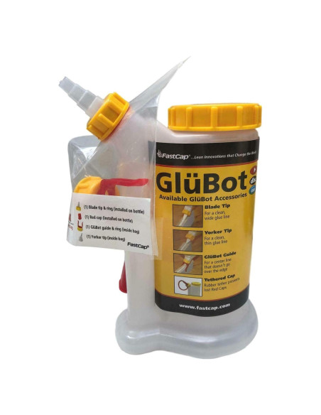 Botella de Pegamento Glu-Bot FastCap 473ml - No Gotea Botella de Pegamento Glu-Bot FastCap 473ml - No Gotea