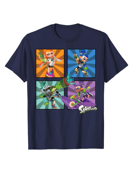 Camiseta Splatoon Oficial para Hombre - Inkling - Ligera Camiseta Splatoon Oficial para Hombre - Inkling - Ligera