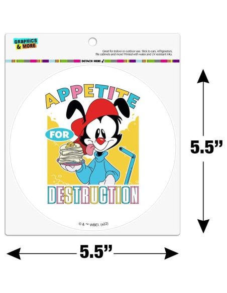 Imán de Vinilo Animaniacs 14cm - Graphics & More Imán de Vinilo Animaniacs 14cm - Graphics & More