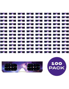 Gafas de Difracción de Cartón GloFX - Paquete de 100 Unidades 2