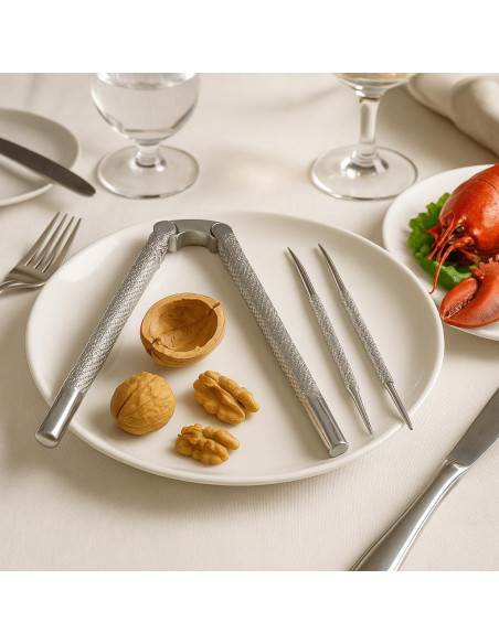 Juego de Rompe Nueces BNYD con Picos para Mariscos y Nueces Juego de Rompe Nueces BNYD con Picos para Mariscos y Nueces