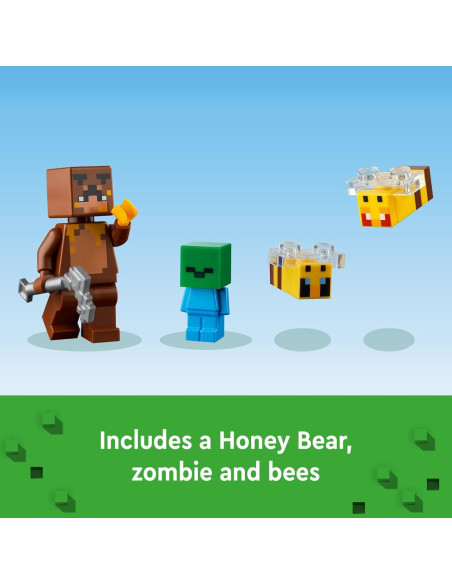 LEGO Minecraft Cabaña de Abejas 21241 - Juguete de Construcción LEGO Minecraft Cabaña de Abejas 21241 - Juguete de Construcción