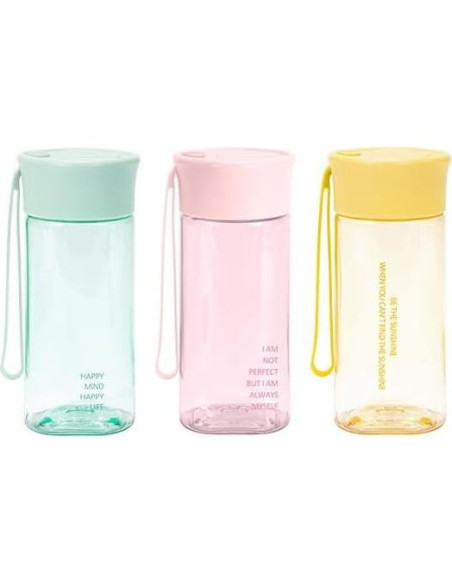Botella de Agua DEDEYA 300 ml Tritan Verde con Infusor Botella de Agua DEDEYA 300 ml Tritan Verde con Infusor