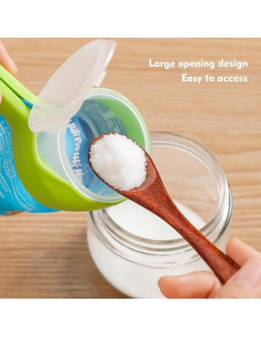Clips para bolsas de comida YVEY 4PCS con pico vertedor