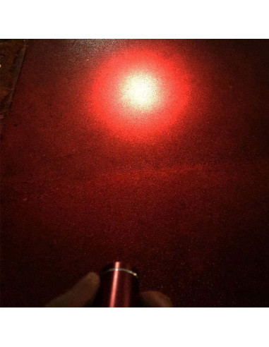 Linterna LED Roja KunHe 6 Pack para Astronomía y Camping