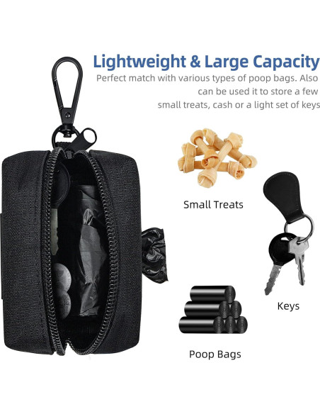 Dispensador de bolsas de excremento para perros PuppyDoggy negro Dispensador de bolsas de excremento para perros PuppyDoggy negro
