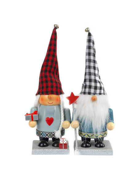 Adorno Navideño Cascanueces Funpeny 2 Gnomos 27.94 cm Adorno Navideño Cascanueces Funpeny 2 Gnomos 27.94 cm