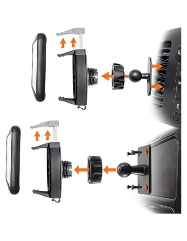 Soporte Universal para Smartphone iBOLT miniPro AMPS - Negro