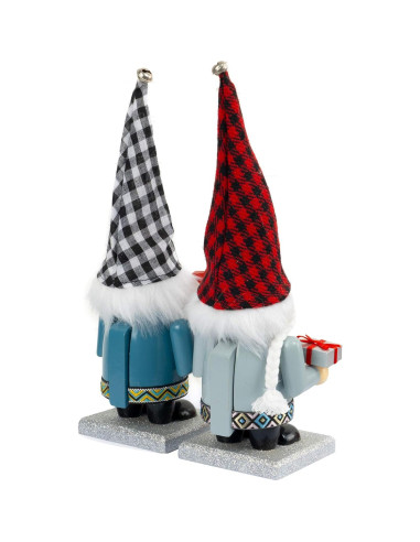 Adorno Navideño Cascanueces Funpeny 2 Gnomos 27.94 cm