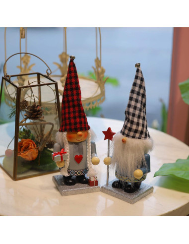 Adorno Navideño Cascanueces Funpeny 2 Gnomos 27.94 cm